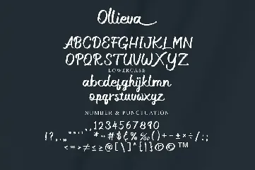 Ollieva - Handwritten Script Font