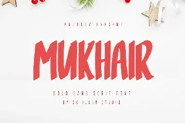 Mukhair - Bold Sans Serif font