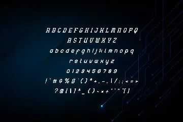 Rytech - Technology Digital Display Font