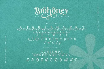 Brohoney Modern Serif Typeface font