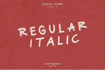 Sunday Notes font