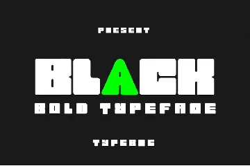 Black Bold Display Font