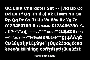 GC Blaft font