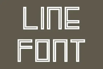 Lineart font