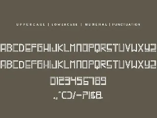 Lineart font