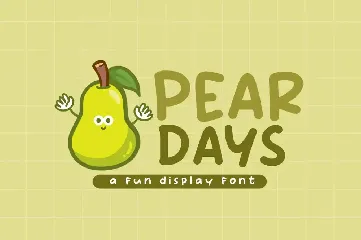 Pear Days font