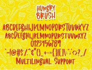 Hungry Brush - Playful Brush Font