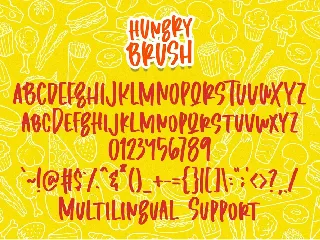 Hungry Brush - Playful Brush Font