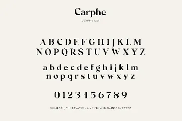 Carphe Paris font