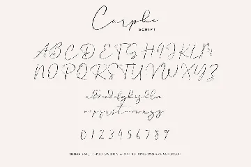 Carphe Paris font