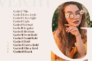 Gathell Typeface font