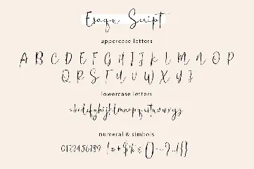 Esaqu - Modern & Feminine Fonts!