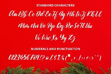 Santa & Christmas font