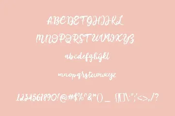 Bugetta Handwriting Font