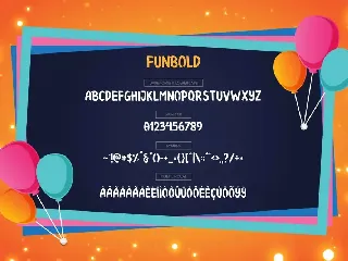 Funbold font