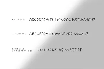 Juttos - The Handwriting Sans font