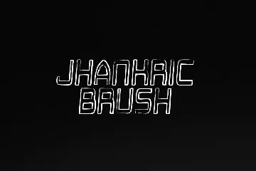 Jhankric Brush - Brush Font