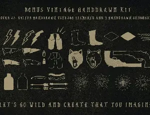 Wilder Family & Handdrawn Kit font