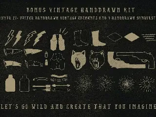 Wilder Family & Handdrawn Kit font