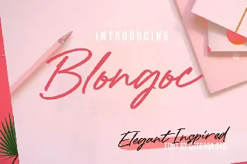 Blongoc Script font