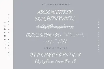 Alishader font