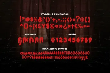 Darkmore - Horror and Scary Font