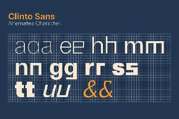 Clinto Sans font