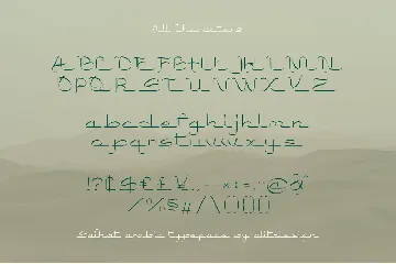 Saihat Arabic Typeface font