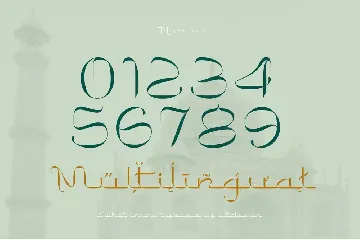 Saihat Arabic Typeface font