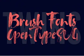 Tanktop SVG + Webfonts & Brush Fonts