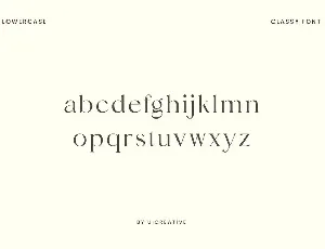 Vigosamine Luxury Serif Font