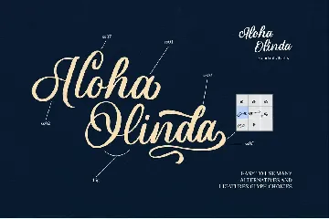 Aloha Olinda font