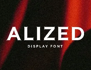 Alized font