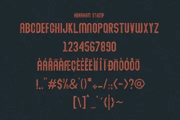 Abraham Font Family