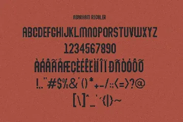 Abraham Font Family