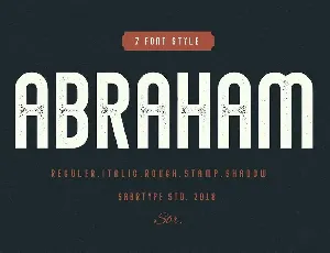 Abraham Font Family