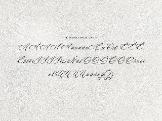 Bangeline Pahronia Calligraphy Font