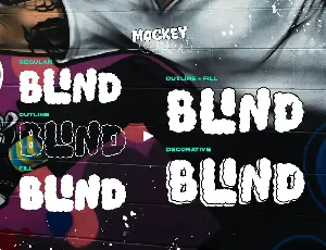 Mockey Clown - Cloud Type font