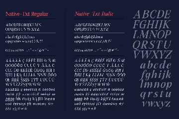 Native-Txt font