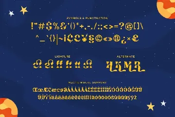 Fancy Star - A Fluid Display Font