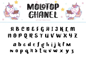 Molotop Chanel font