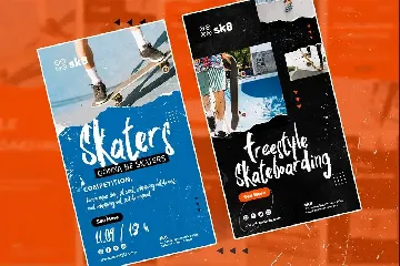 Skate Fall font