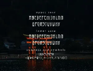 Osaka - Japanese Font