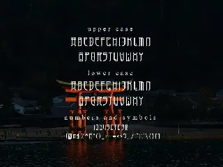 Osaka - Japanese Font