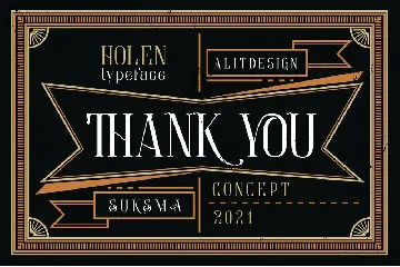 Holen Typeface font