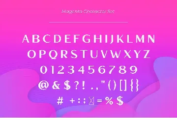 Magenta - Modern Elegant Sans Serif font