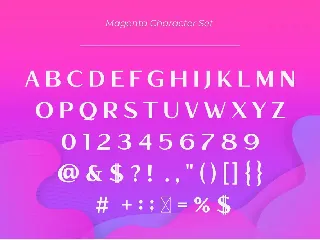 Magenta - Modern Elegant Sans Serif font