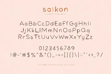 Saikon - Handwriting Sans Font