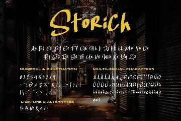 Storich font