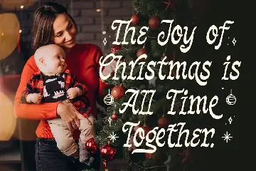 Gingerjoy - Christmas Display Font